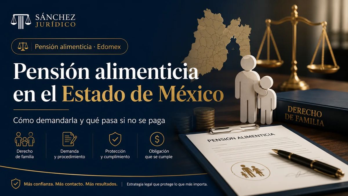 Juicio de pensión alimenticia en línea – Estado de México 2025