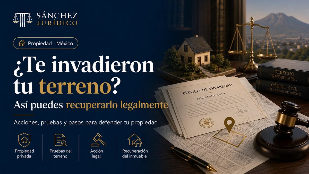¿Te invadieron tu terreno? Así puedes recuperarlo legalmente en México