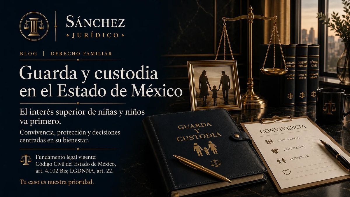 Guarda y custodia en el Estado de México: criterios y convivencia