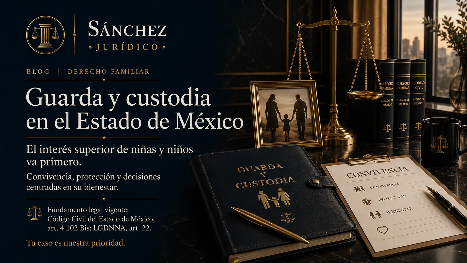 Guarda y custodia en el Estado de México: criterios y convivencia